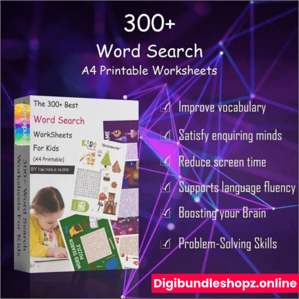 300+ Word Search Worksheets